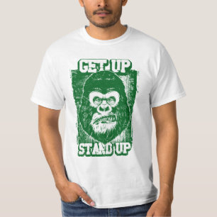 Macaco fuma camiseta