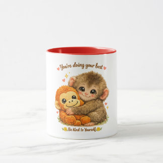 Macaco Japonês de Abraço em Caneca Viral Punch Beb