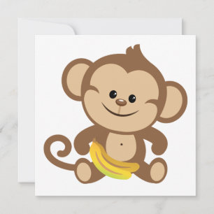 Macaco-Menino Com Banana