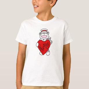 Macaco que da peúga eu amo nutrir t-shirt e presen