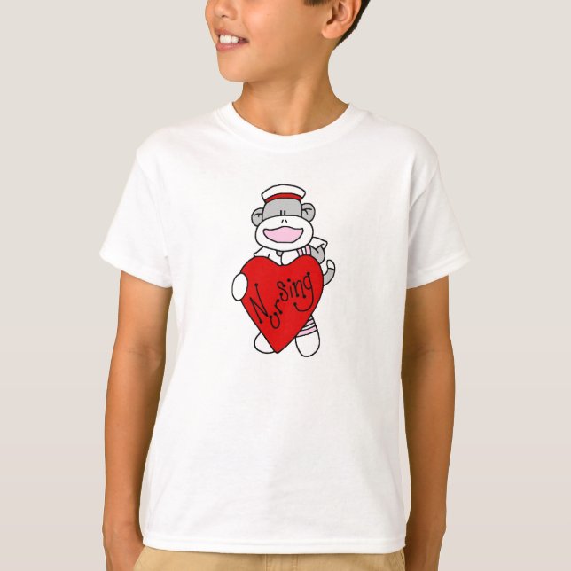 Macaco que da peúga eu amo nutrir t-shirt e presen (Frente)