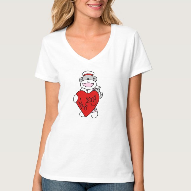 Macaco Sock, adoro camisetas e presentes (Frente)