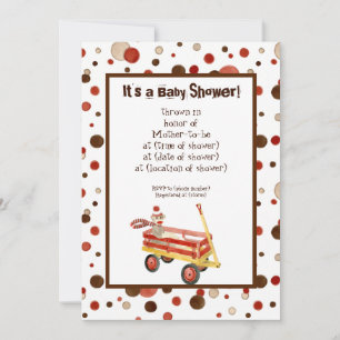 Macaco Sock, Convite para Chá de fraldas