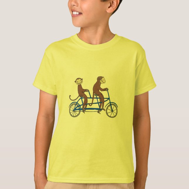Macacos da Camisa de Bike (Frente)