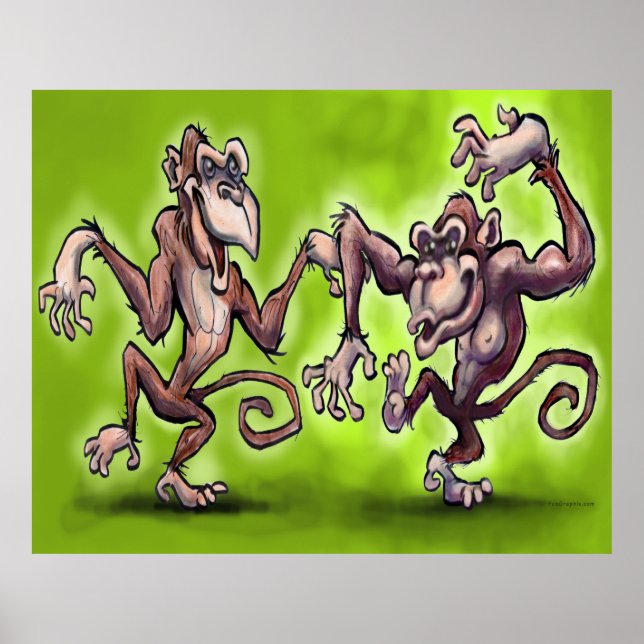 Macacos Poster (Frente)