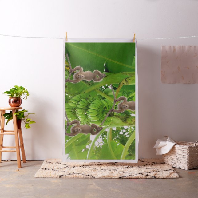 Macacos Tecido de árvore de banana (In Situ)
