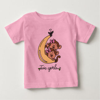 Macacos Twin Girls T-shirts e presentes
