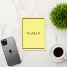 Macaron Francês Maman Amarelo