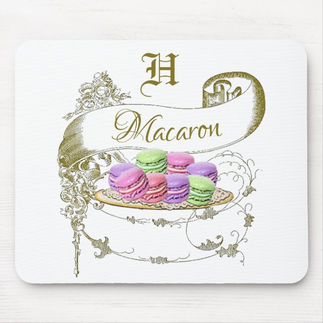 Macaron French Inspirou Mousepad (Frente)