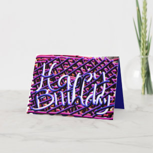 Macarrão Original Escrevendo Cartão de Aniversário