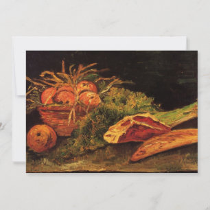 Maçãs, Carne e um Pão por Vincent van Gogh