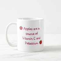 Maçãs Fonte de Vitamina C, Canecas de Potássio