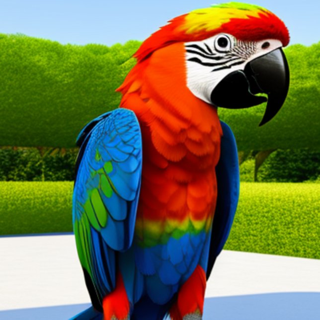 Macaw Parrot T-Shirt (Criador carregado)