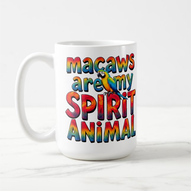 Macaws são minha caneca de café com o espírito (Esquerda)