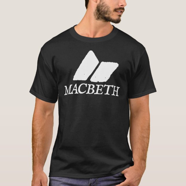 Macbeth - Grunge Logo Essential T-Shirt (Frente)