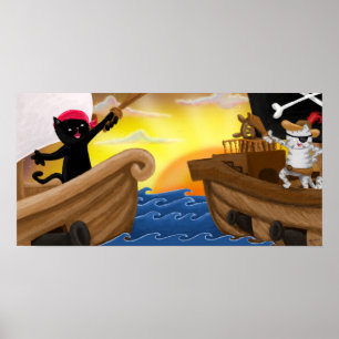 Machu e Jack no poster do mar