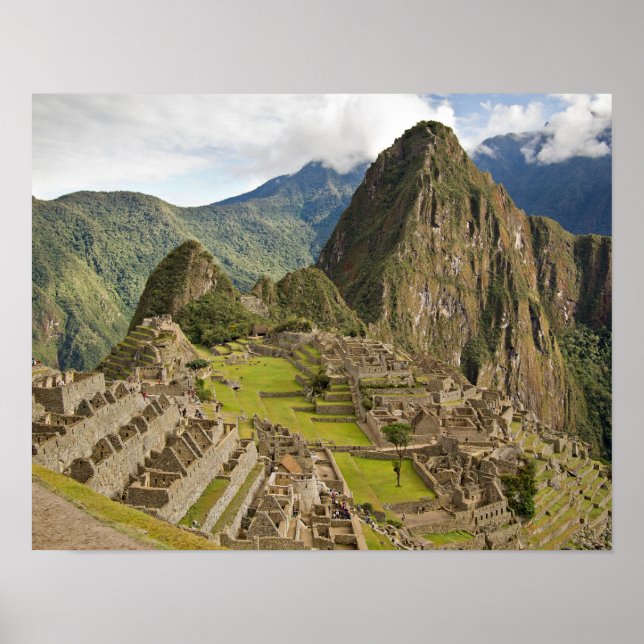 Machu Picchu, cidade inca, poster no Peru (Frente)