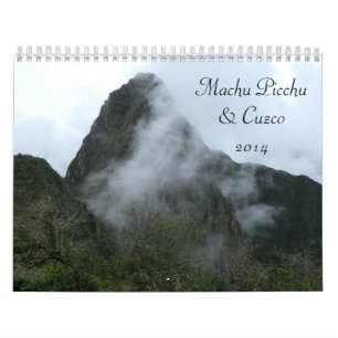 Machu Picchu & Cuzco, calendário de Peru 2014