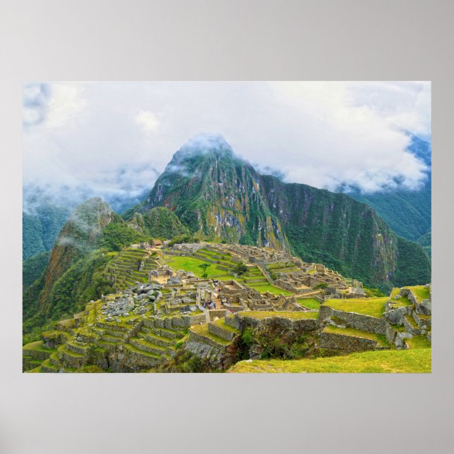 Machu Picchu Overlook, Poster do Peru (Frente)