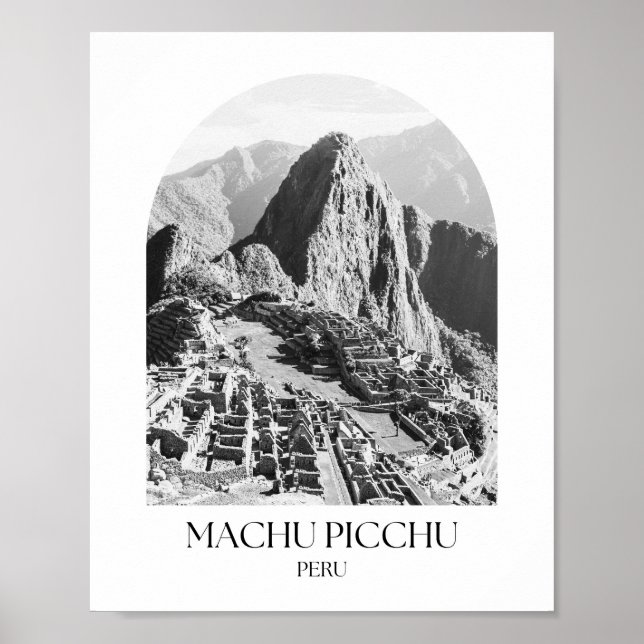 Machu Picchu Peru Arch Photo Impressão (Frente)