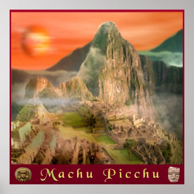 Machu Picchu poster (Frente)