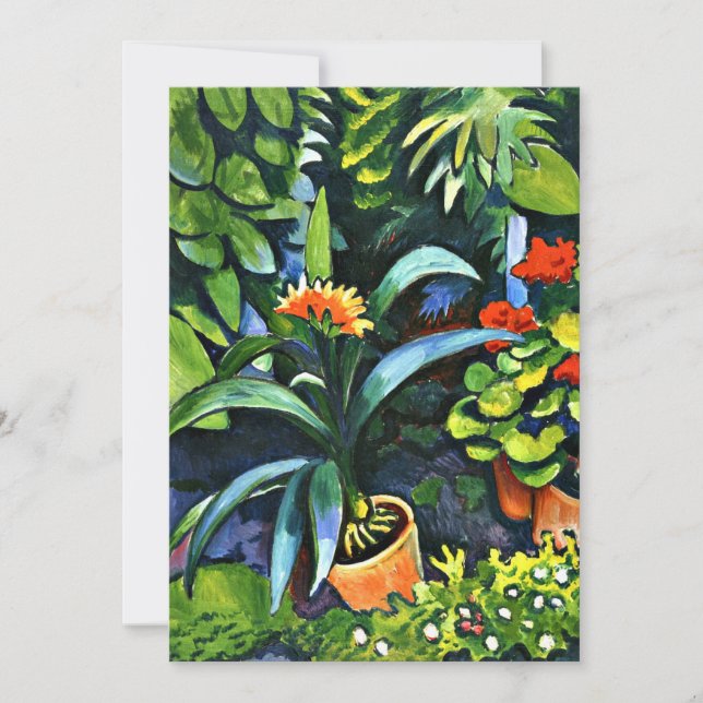 Macke - Flores no Jardim (Frente)