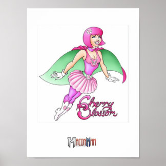 Macon Man Cherry Blossom Poster
