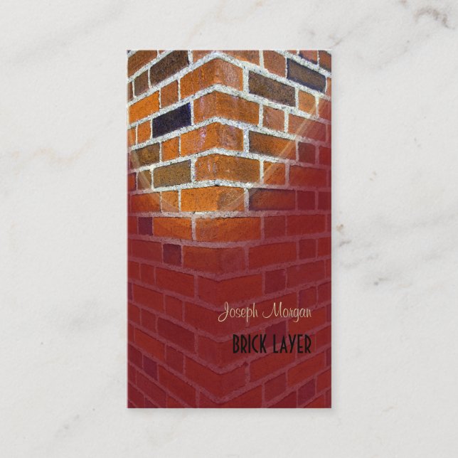 Maçons, cartões de visitas de pedras (Frente)