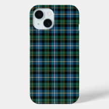 MacRae Clan Bright Blue e Green Hunting Tartan