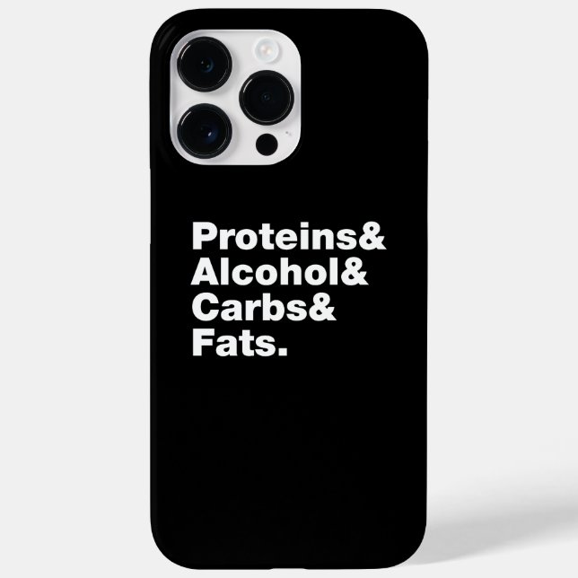 Macronutrientes. Proteínas, Álcool, Carbos E Gordu (Verso)