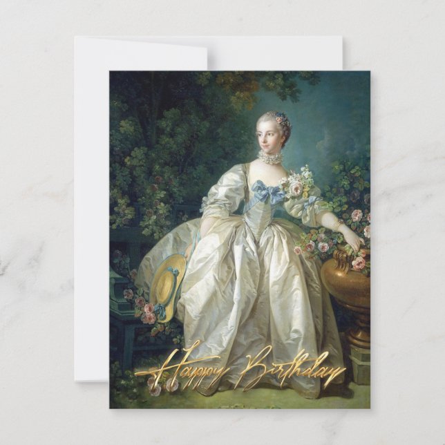Madame Bergeret 1766 Feliz Aniversário (Frente)