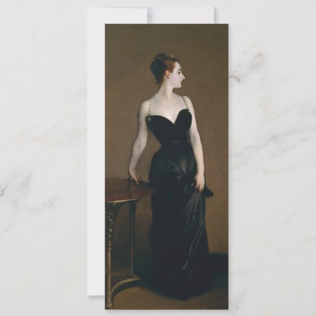Madame X por John Singer Sargent (Frente)