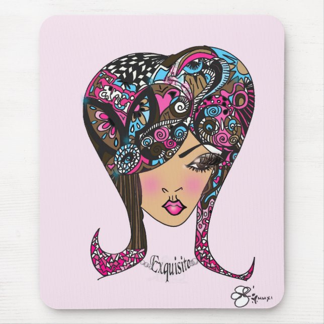 Madamoiselle Mimi Le Requintado Girlie MousePad (Frente)