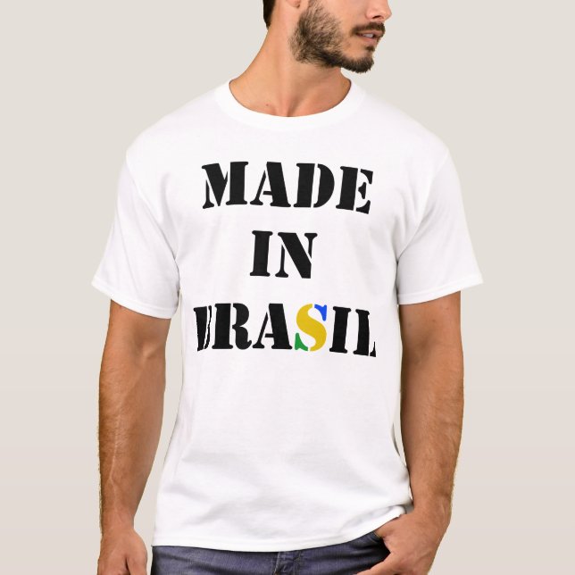 Made In Brasil - Camiseta (Frente)
