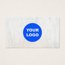 Madeira branca simples adicione seu logotipo