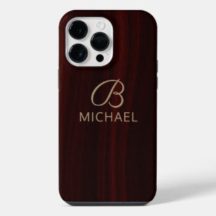 Madeira de Mogno com Nome Personalizado Monograma