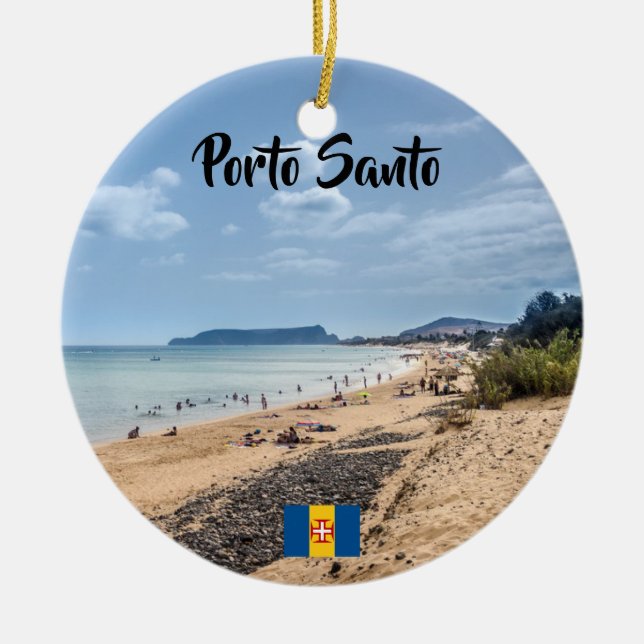 Madeira: Enfeites de natal Porto Santo (Frente)