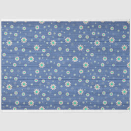 Madeira Floral Moderno Papel Tecido Popular