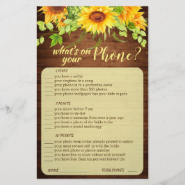 Madeira Girassol Flor Brilho Verde Jogo Chá de pan