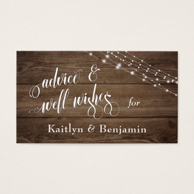 Madeira marrom russa, luzes, conselhos e bons dese (Frente)