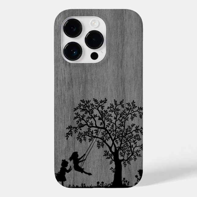 Madeira moderna elegante personalizada - madeira (Verso)