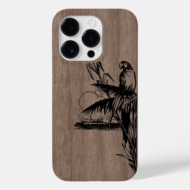Madeira moderna elegante personalizada - madeira (Verso)