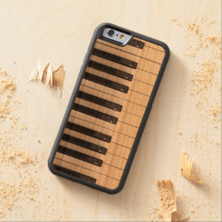 Cerejeira Bumper Para iPhone 6 Design da capa de telefone das chaves do piano por