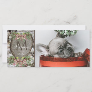 Madeira Rústica Cobra Monograma Familiar Cardíaca 