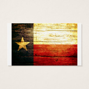 Madeira velha da bandeira de Texas