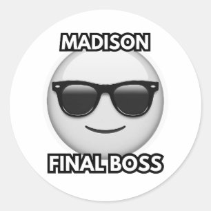 Madison Chefe Final Adesivo Emoji Legal