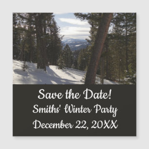 Madison Mountain em inverno em Montana