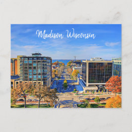 Madison, Wisconsin Cartão Postal Sky View