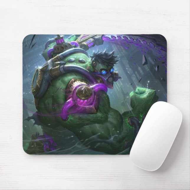 Madman Gaming Mousepad | Power Lifter Themed Art (Com mouse)