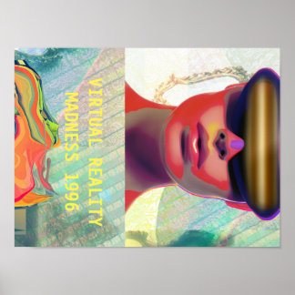 MADNIDADE DE REALIDADE VIRTUAL 1996 POSTER / ART O